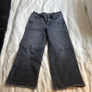 PAIGE Dark Gray Flare Jeans